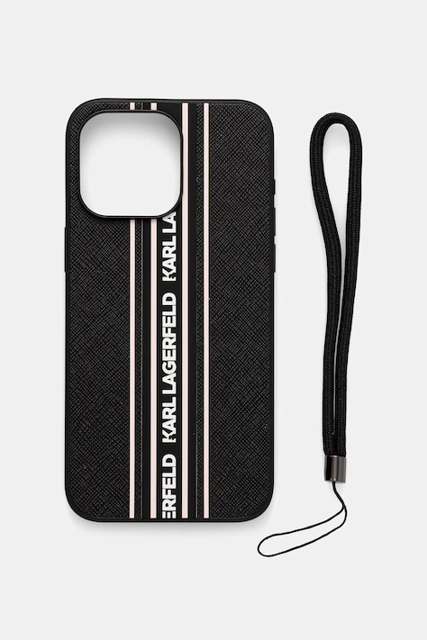 Karl Lagerfeld etui na telefon iPhone 15 Pro Max kolor czarny KLHCP15XPAMSCNSP