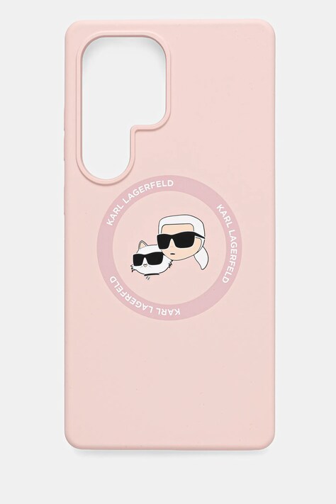 Чехол на телефон Karl Lagerfeld Samsung Galaxy S25 Ultra цвет розовый KLHMS25LSKCHTCP