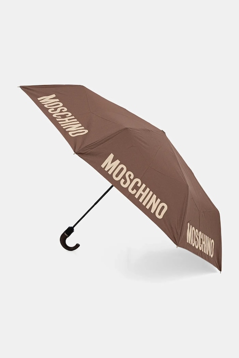 Moschino umbrelă culoarea maro, 8064