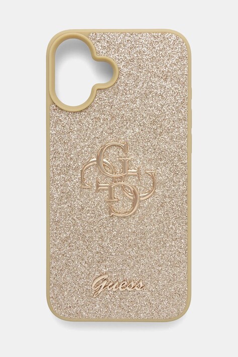Guess etui na telefon iPhone 16 Plus 6.7" kolor złoty GUHCP16MHG4SGD