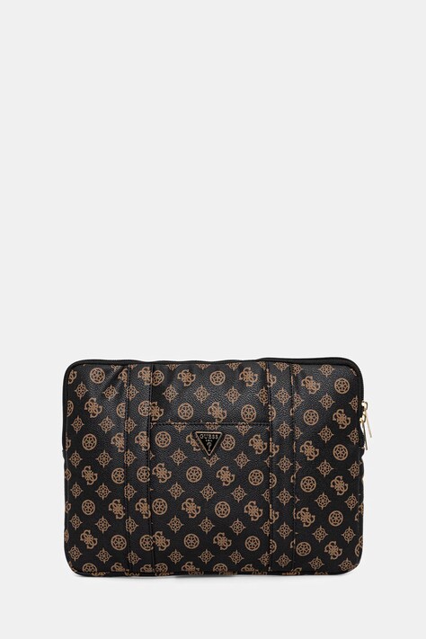 Guess pokrowiec na laptopa 14" kolor brązowy GUCS14ZPGPOSGNK