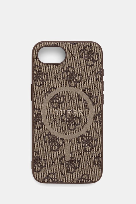 Θήκη κινητού Guess iPhone 16e χρώμα: καφέ, GUHMPSE4G4GFRW