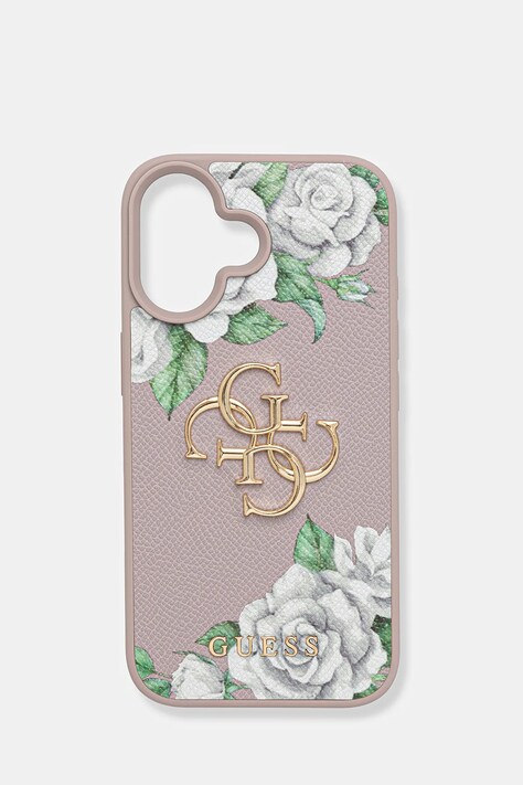 Guess etui na telefon iPhone 16 kolor fioletowy GUHCP16SPGROP4MU
