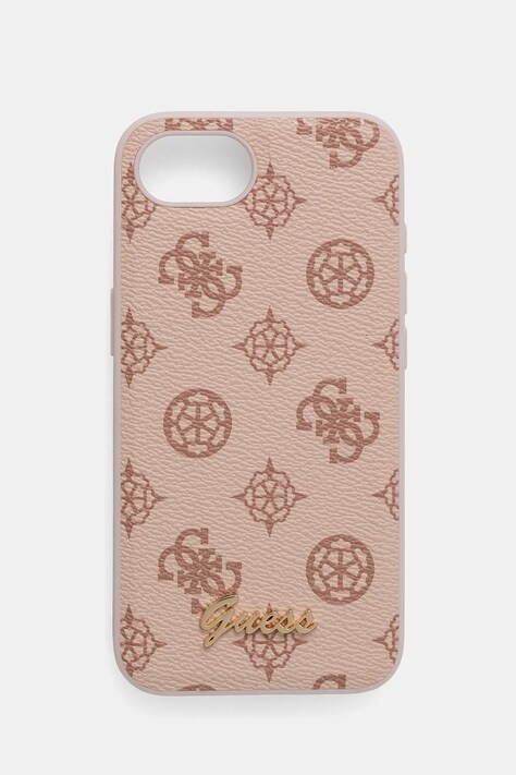 Guess etui na telefon iPhone 16e kolor różowy GUHMPSE4PGPYSW