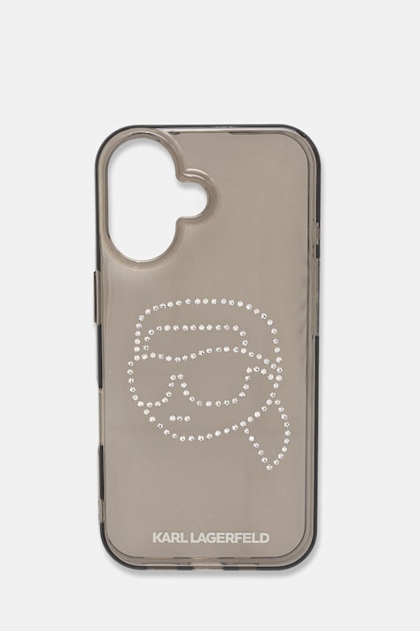 Чехол на телефон Karl Lagerfeld iPhone 16 цвет прозрачный KLHCP16SHKHDCELK