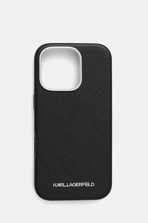 Karl Lagerfeld etui na telefon iPhone 16 Pro kolor czarny KLHMP16LPSAFWMCK