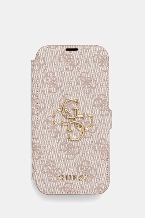 Guess etui na telefon iPhone 15 Pro 6.1" kolor różowy GUBKP15L4GMGPI