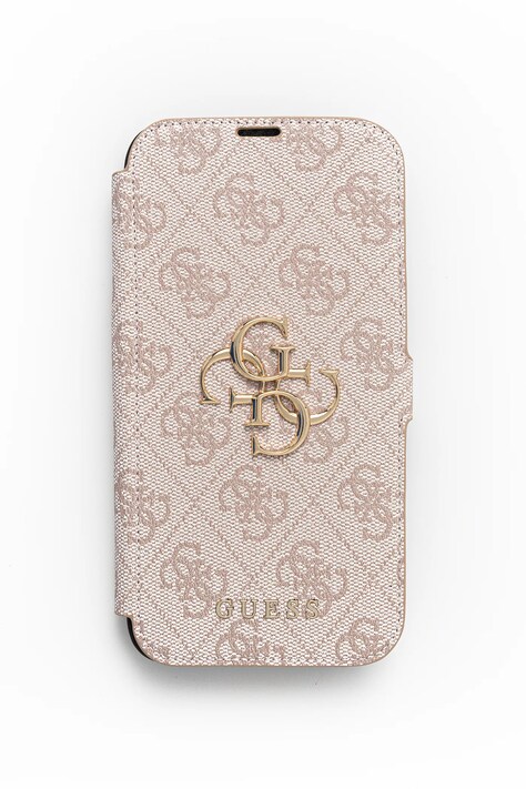Guess etui na telefon iPhone 15 Pro Max 6.7" kolor różowy GUBKP15X4GMGPI