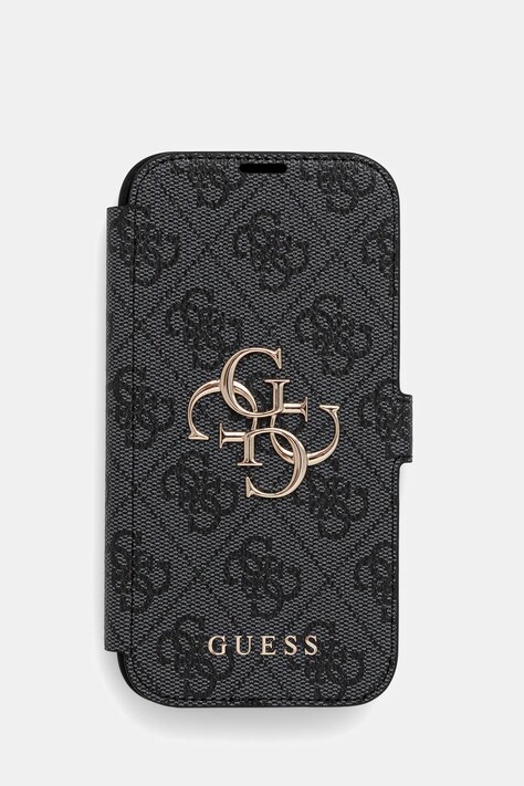 Guess etui na telefon iPhone 16 Pro 6.3" kolor czarny GUBKP16L4GMGGR