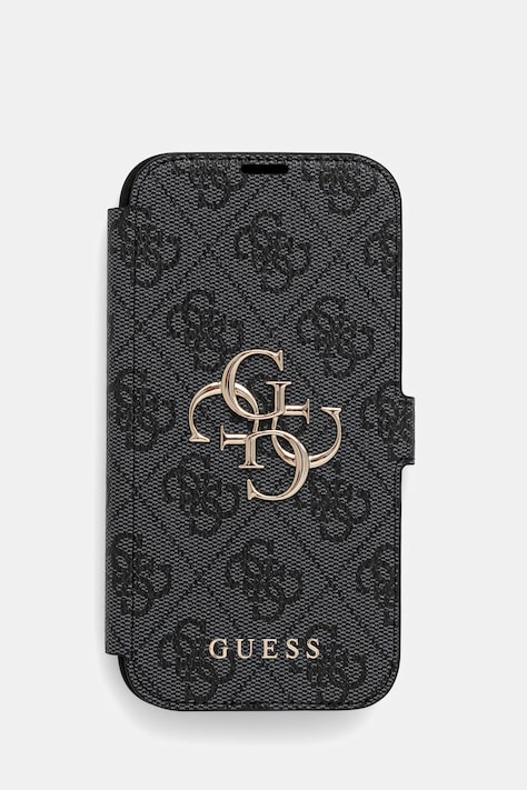 Obal na telefon Guess iPhone 16 Pro 6.3" černá barva, GUBKP16L4GMGGR