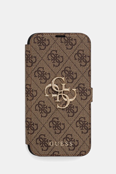 Guess husă pentru telefon iPhone 16 Plus 6.7" culoarea maro, GUBKP16M4GMGBR