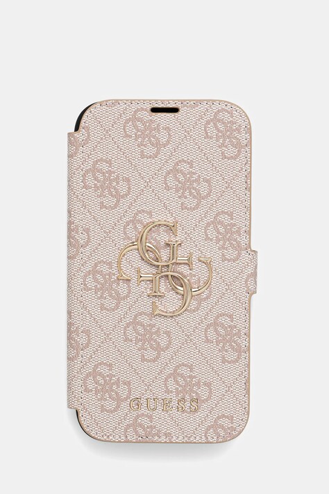 Guess etui na telefon iPhone 16 6.1" kolor różowy GUBKP16S4GMGPI