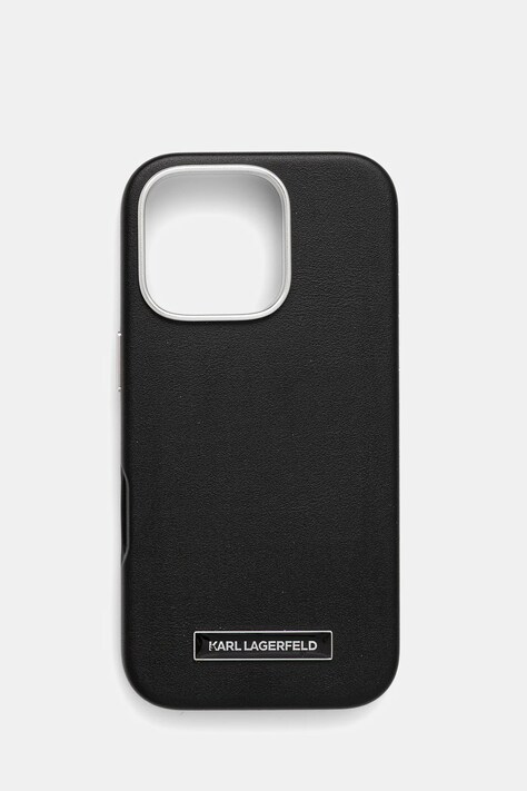 Karl Lagerfeld etui na telefon iPhone 16 Pro 6.3" kolor czarny KLHMP16LPGMSRPK