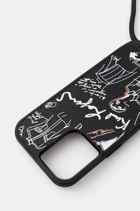 Чохол на телефон Karl Lagerfeld iPhone 16 — AA00-AKU6CA, чорний — фото 2