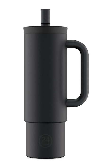 Термокружка 24bottles Straw 800ml Black цвет чёрный Straw.800.Black