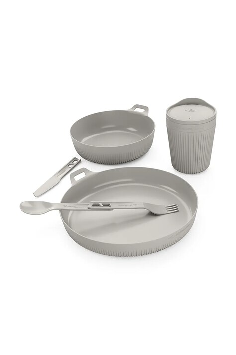 Sea to Summit zestaw naczyń turystycznych Horizon Dinnerware - 6 elementów szary STS054802