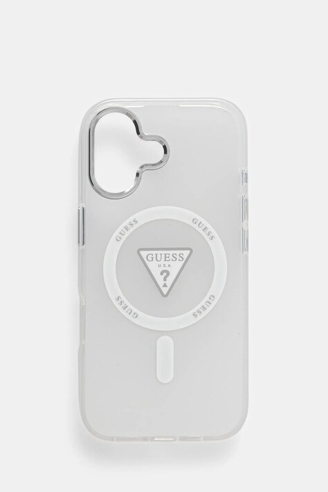 Puzdro na mobil Guess iPhone 17 priehľadná farba, GUHMP17SHGTMLCGT