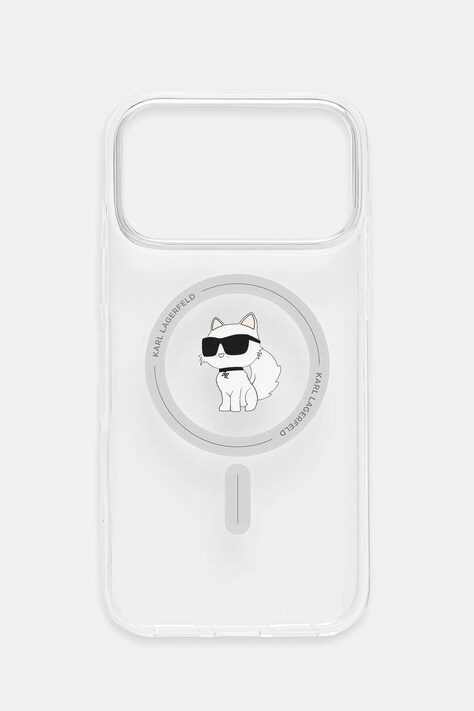 Karl Lagerfeld etui na telefon iPhone 17 Pro Max kolor transparentny KLHMP17XHFCCNOT