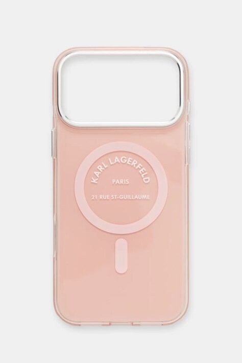 Karl Lagerfeld etui na telefon iPhone 17 Pro Max kolor różowy KLHMP17XHKRSGPP