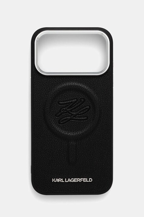 Karl Lagerfeld etui na telefon iPhone 17 Pro Max kolor czarny KLHMP17XPGFKLRDK
