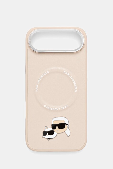 Karl Lagerfeld etui na telefon iPhone 17 Air kolor beżowy KLHMP17MPSMLRKCE