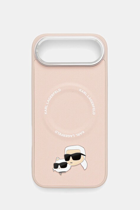 Karl Lagerfeld etui na telefon iPhone 17 Air kolor różowy KLHMP17MPSMLRKCP