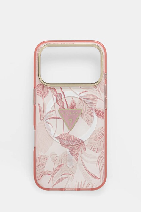 Guess etui na telefon iPhone 17 Pro kolor różowy GUHMP17LHMILVTGP