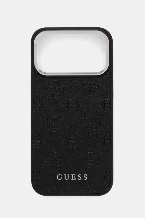 Guess etui na telefon iPhone 17 Pro Max kolor czarny GUHMP17XPSPOSSSK