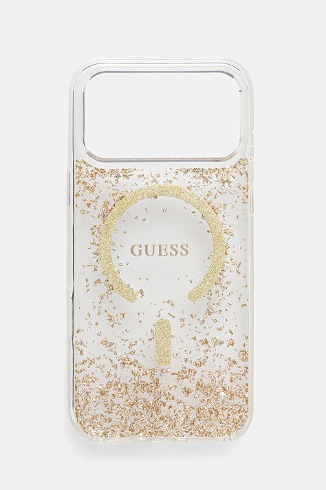 Guess etui na telefon iPhone 17 Pro Max kolor złoty GUHMP17XRGRGED