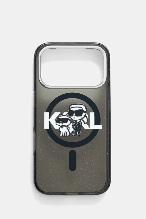 Karl Lagerfeld etui na telefon iPhone 17 Pro kolor czarny KLHMP17LHGKCGKBK