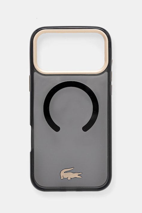 Lacoste etui na telefon iPhone 17 Pro Max kolor czarny LCHMP17XUFWAK