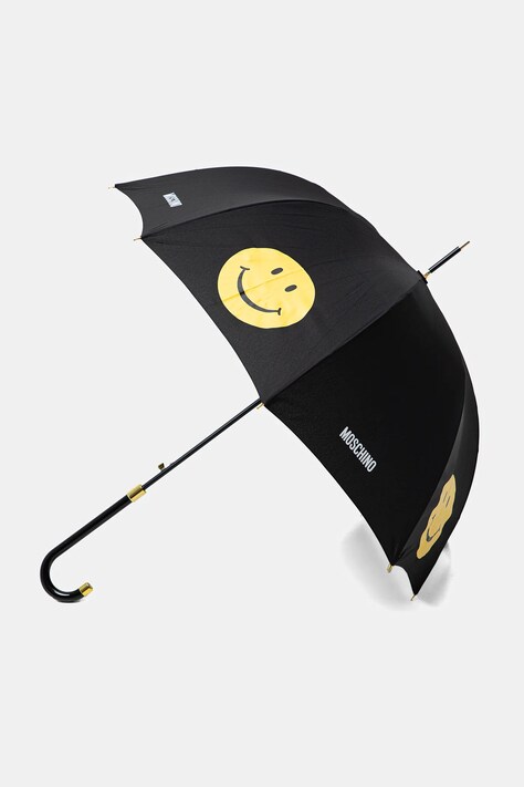 Moschino parasol kolor czarny 9090