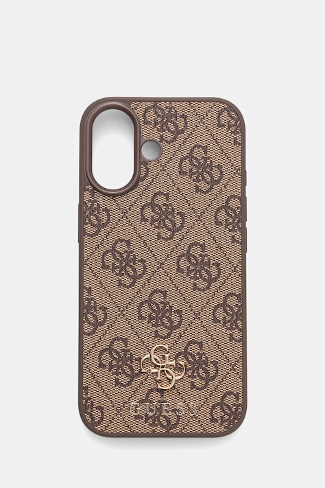 Guess etui na telefon iPhone 17 kolor brązowy GUHMP17SP4SM4MW