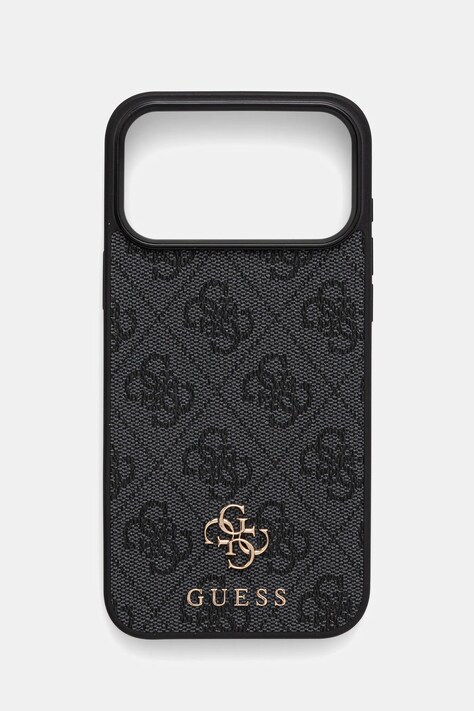 Guess etui na telefon iPhone 17 Pro Max kolor czarny GUHMP17XP4SM4MK