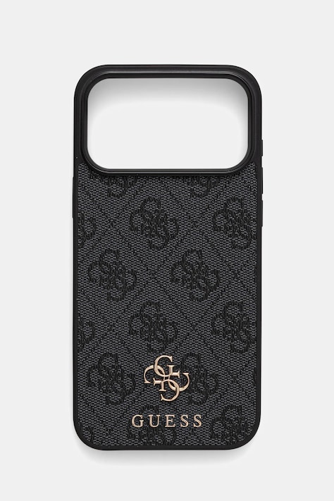 Guess etui na telefon iPhone 17 Pro Max kolor czarny GUHMP17XP4SM4MK