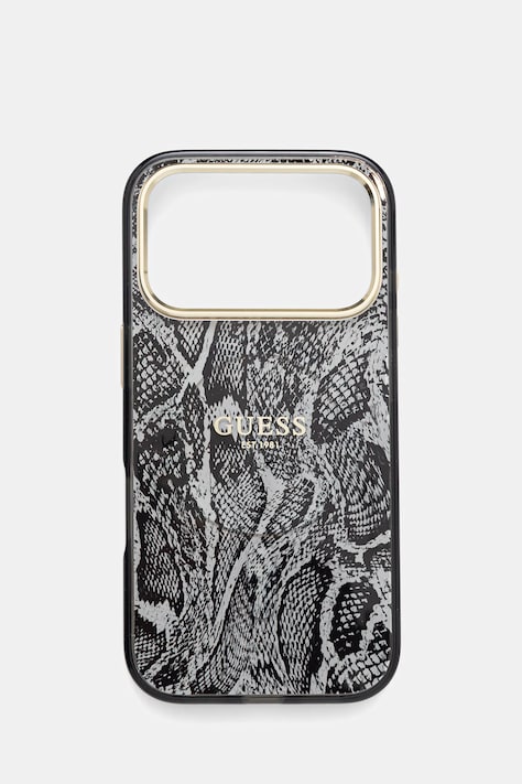 Guess etui na telefon iPhone 17 Pro kolor czarny GUHMP17LHIMPYGK