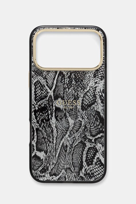 Guess etui na telefon iPhone 17 Pro Max kolor czarny GUHMP17XHIMPYGK