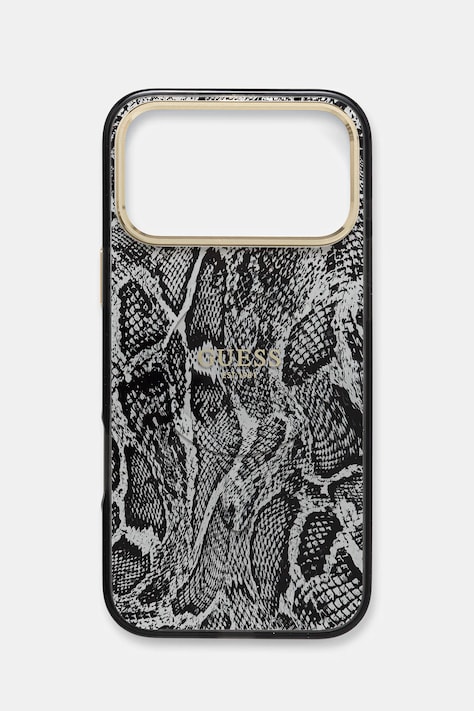 Guess etui na telefon iPhone 17 Pro Max kolor czarny GUHMP17XHIMPYGK