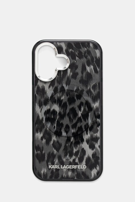 Karl Lagerfeld etui na telefon iPhone 16 kolor czarny KLHMP16SHDLEOICK