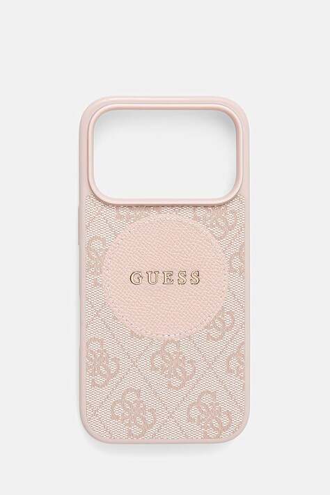 Guess etui na telefon iPhone 17 Pro kolor różowy GUHMP17LP4PGRSGP