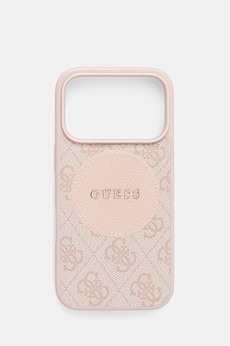 Guess etui na telefon iPhone 17 Pro kolor różowy GUHMP17LP4PGRSGP