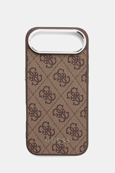 Guess etui na telefon iPhone 17 Air kolor brązowy GUHMP17MP4GSSMCW