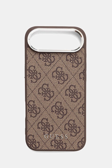 Guess etui na telefon iPhone 17 Air kolor brązowy GUHMP17MP4GSSMCW