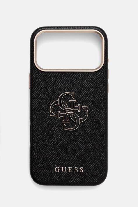 Guess etui na telefon iPhone 17 Pro Max kolor czarny GUHCP17X5PS4RGGK