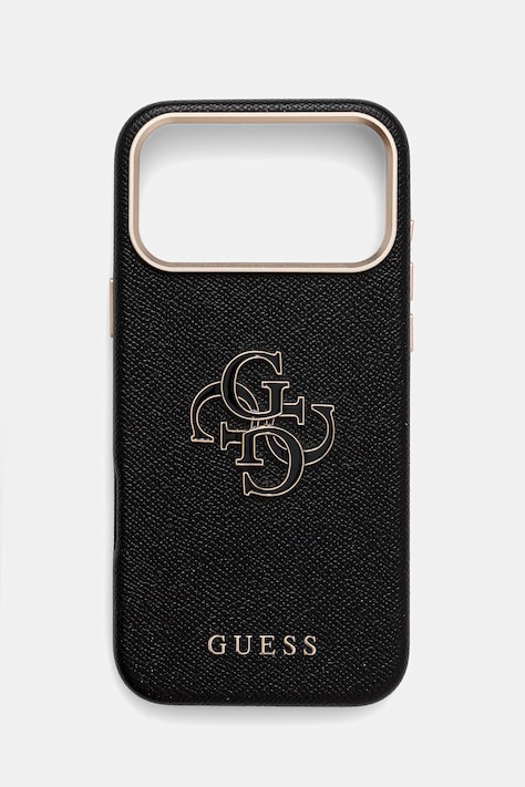 Guess etui na telefon iPhone 17 Pro Max kolor czarny GUHCP17X5PS4RGGK