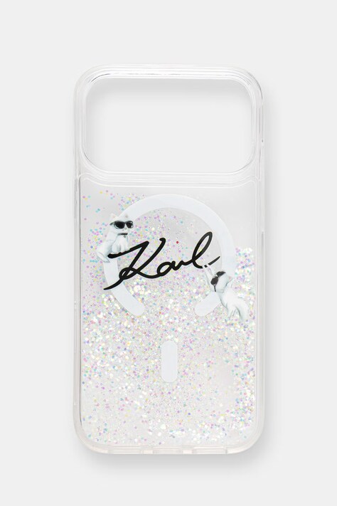 Karl Lagerfeld etui na telefon iPhone 17 Pro Max kolor transparentny KLHMP17X6LKSCAMT