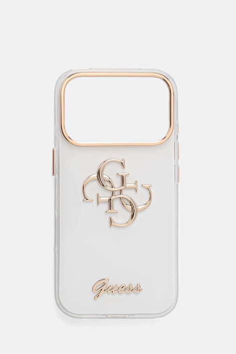 Guess etui na telefon iPhone 17 Pro białe GUHCP17L5HC4MLSH