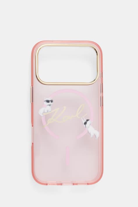 Karl Lagerfeld Etui na telefon iPhone 17 Pro różowe KLHMP17L5HKSCAP