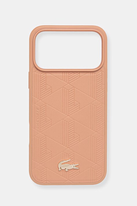 Lacoste etui na telefon iPhone 17 Pro Max pomarańczowe LCHMP17XPNOP