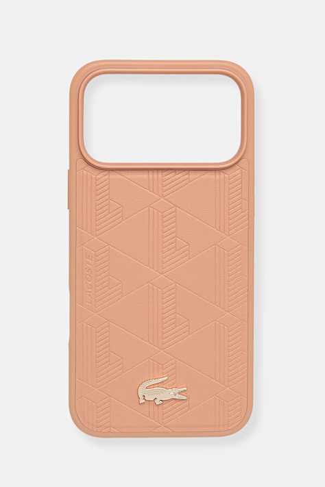 Lacoste etui na telefon iPhone 17 Pro Max pomarańczowe LCHMP17XPNOP